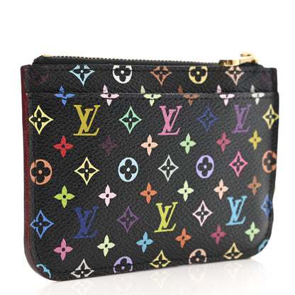 Louis Vuitton Monogram Multicolor Key Pouch Black Grenade 4 of 8