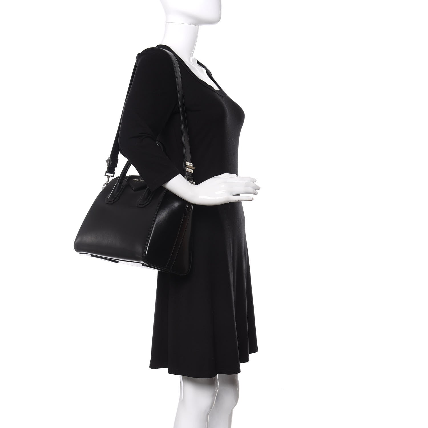 Givenchy Shiny Lord Calfskin Small Antigona Black 2 of 11