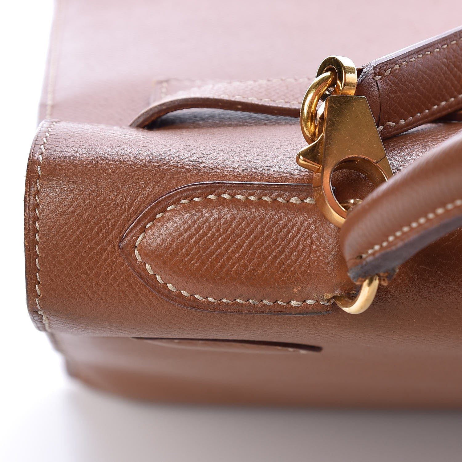 Hermes Courchevel Kelly Sellier 32 Gold 23 of 41