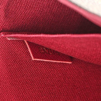 Louis Vuitton Monogram Pochette Felicie Chain Wallet Fuchsia 9 of 19