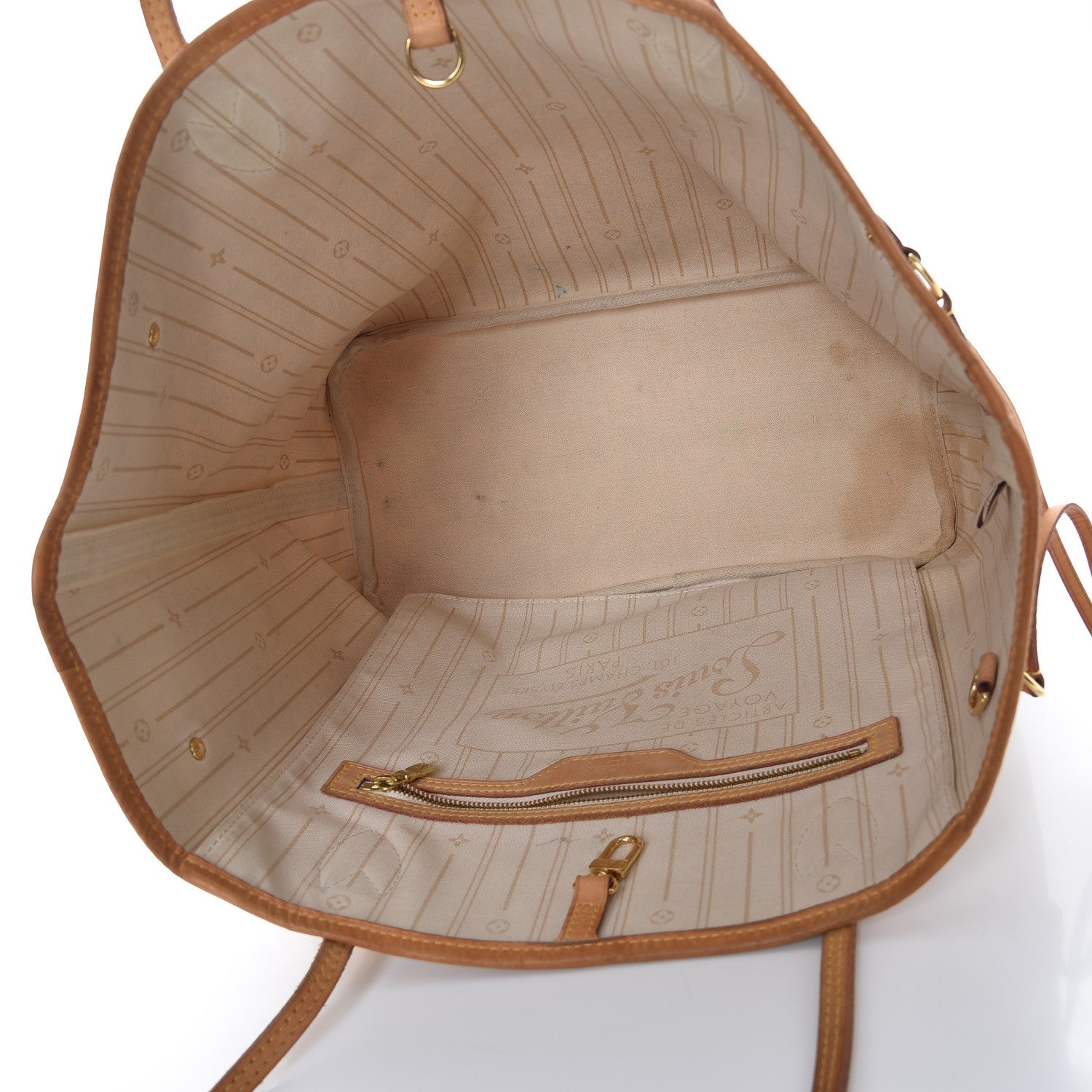 Louis Vuitton Damier Azur Neverfull MM 5 of 21