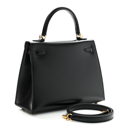 Hermes Box Kelly Sellier 25 Black 2 of 9