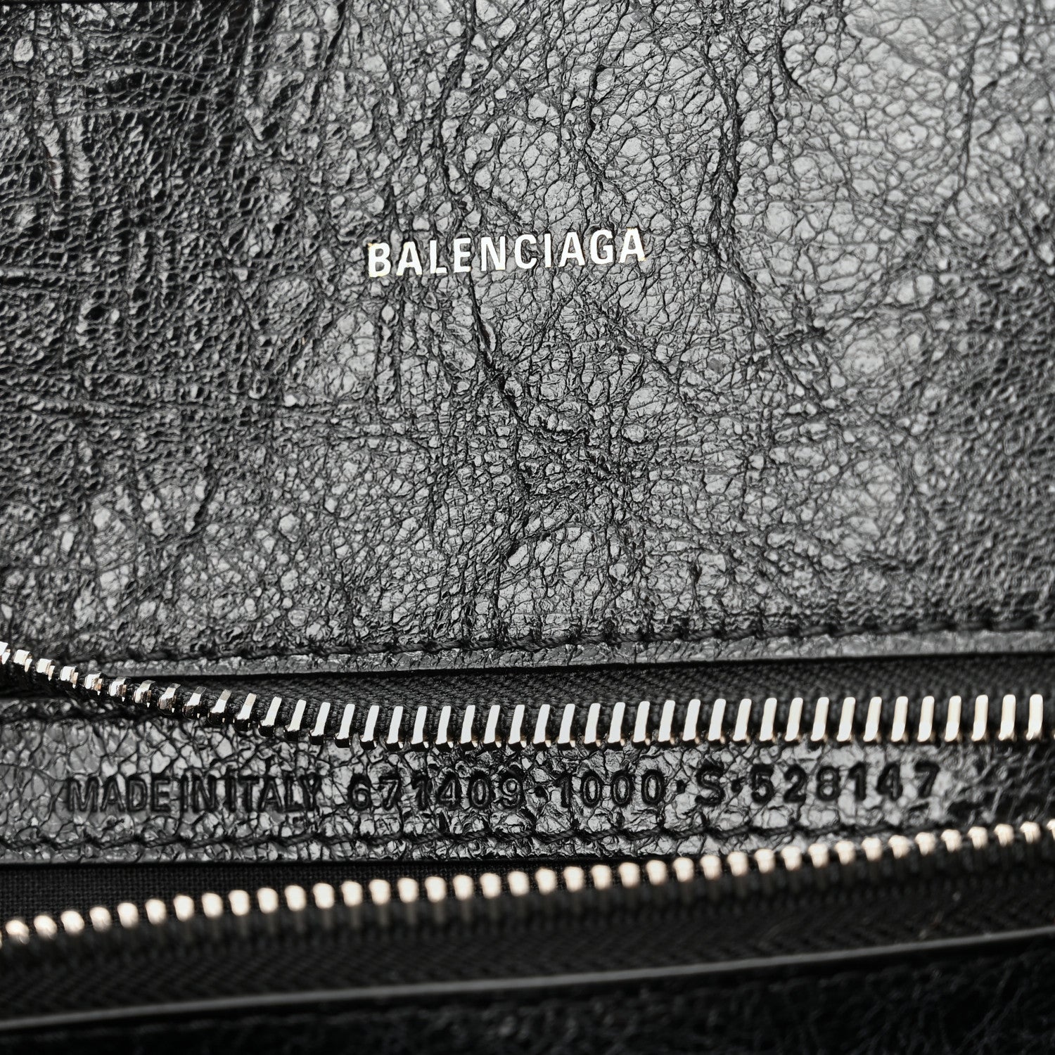 Balenciaga Agneau Arena Medium Barbes East West Shopper Black 6 of 9