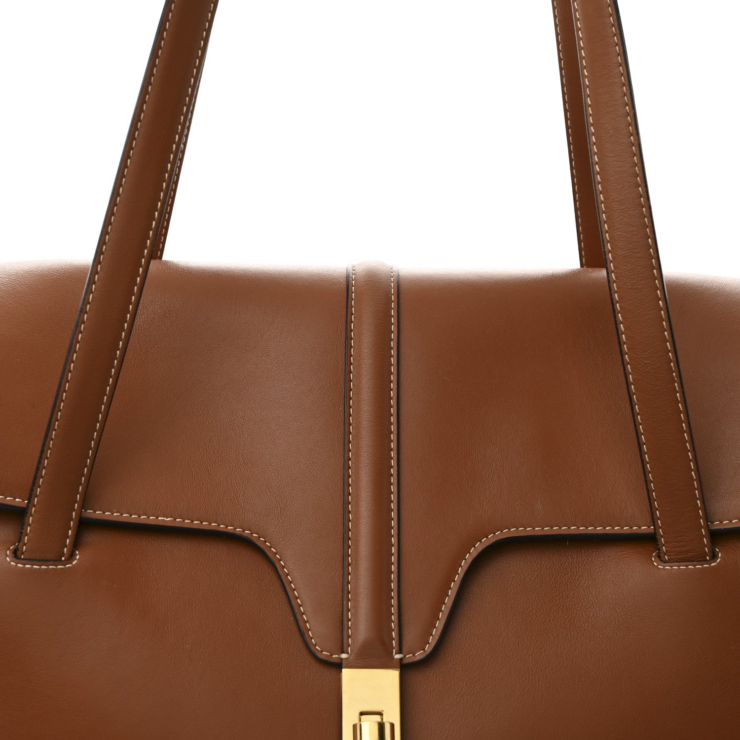 Celine Calfskin Large Soft 16 Bag Tan 9 of 12