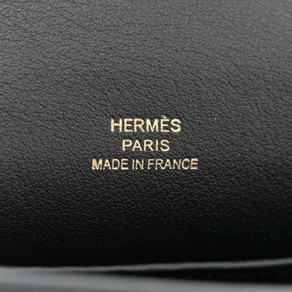 Hermes Swift Kelly Pochette Clutch Black 6 of 11