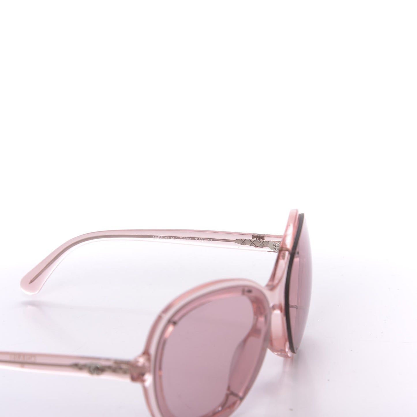 Acetate Round CC Sunglasses 71199 Pink