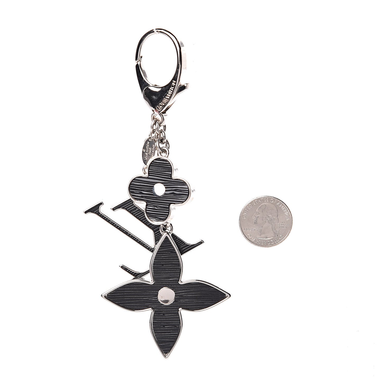 Electric Epi Fleur d'Epi Bag Charm Black