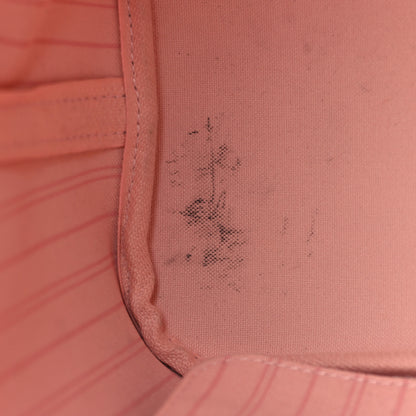 Louis Vuitton Damier Azur Neo Neverfull MM Rose Ballerine 11 of 12