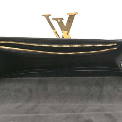 Louis Vuitton Calfskin Chain Louise GM Black 5 of 11