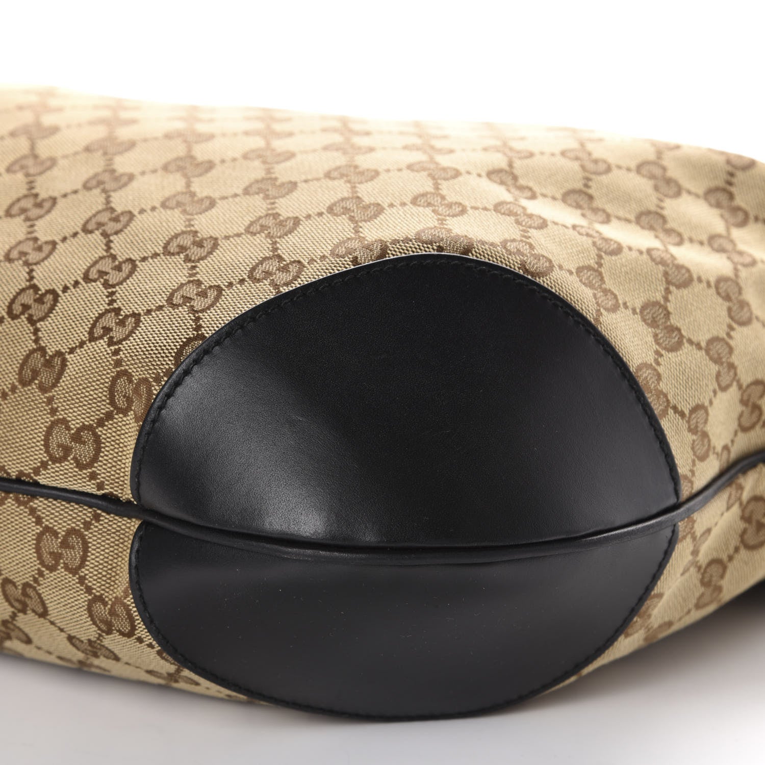 Gucci Monogram Medium Patti Stud Hobo Black 7 of 10