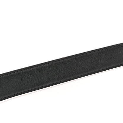 Hermes Box Togo 32mm H Belt 90 36 Black Orange 6 of 11