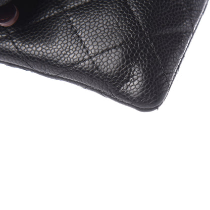 Chanel Caviar Quilted CC Beauty Clutch Black 9 of 11