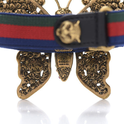 Gucci Web Crystal Butterfly Bracelet Multicolor 5 of 5