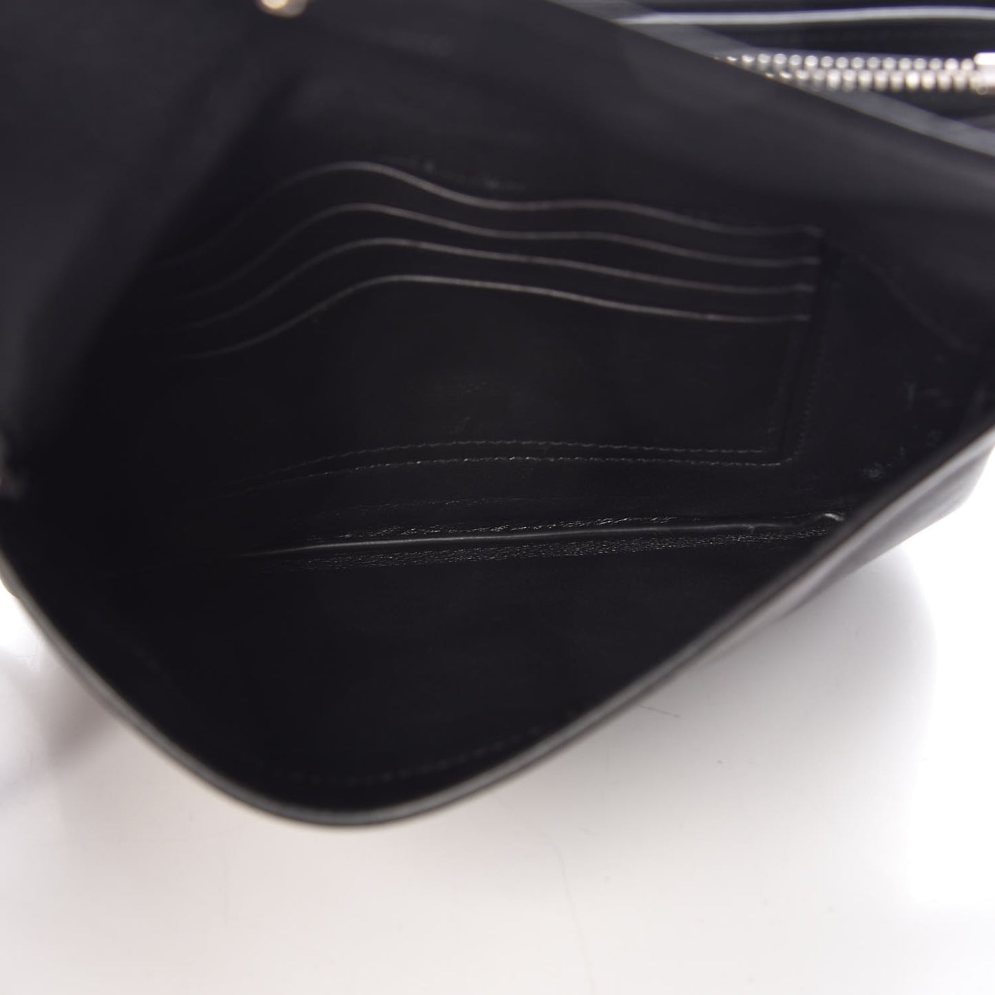 Calfskin Monogram Tri Pocket Crossbody Bag Black