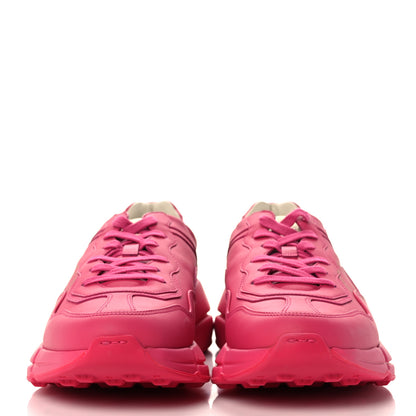 Gucci Calfskin Logo Mens Rhyton Sneakers 9 Box Pink 2 of 8