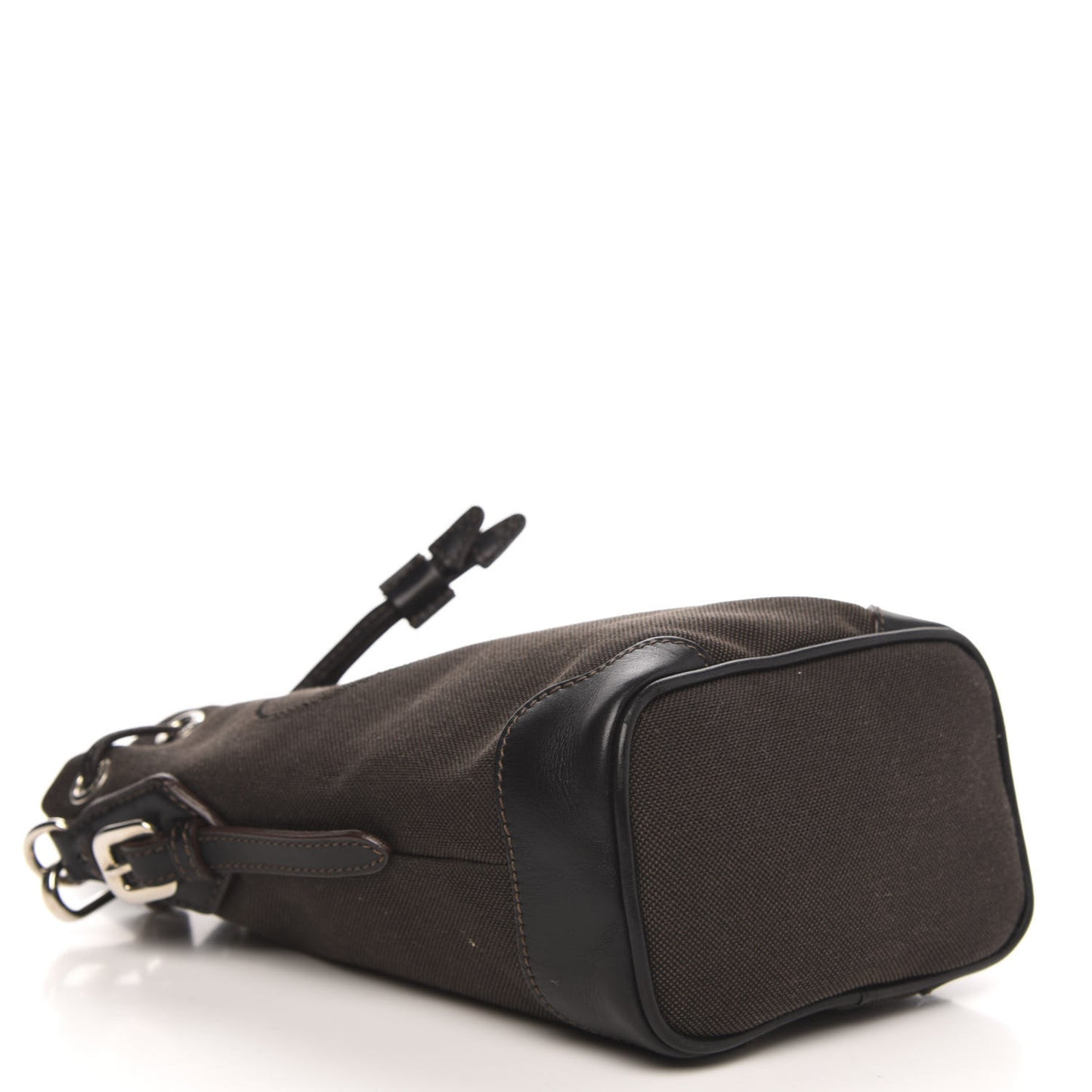 Jacquard Logo Bucket Bag Brown