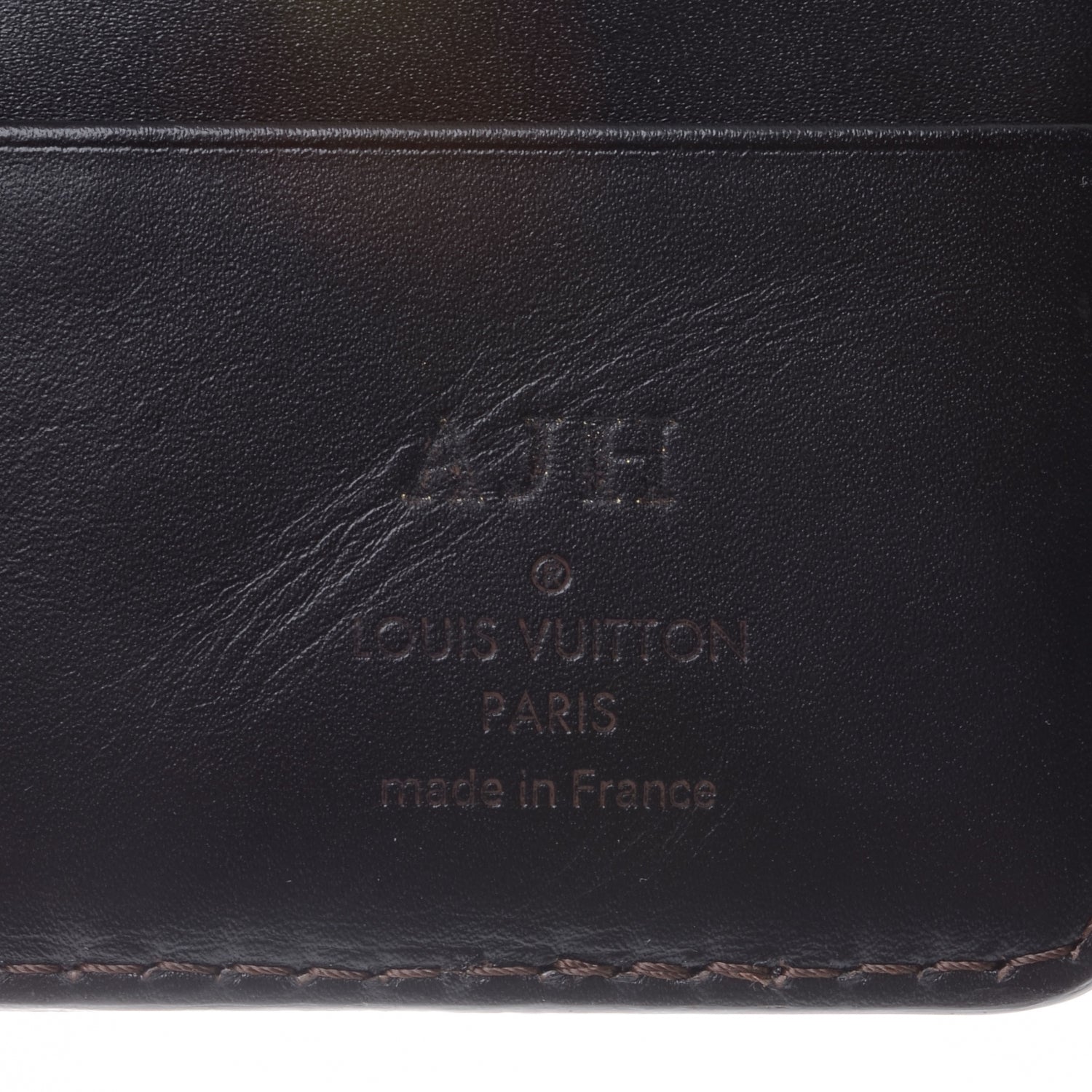 Louis Vuitton Utah Leather Pocket Organizer Wallet Coffee 4 of 6