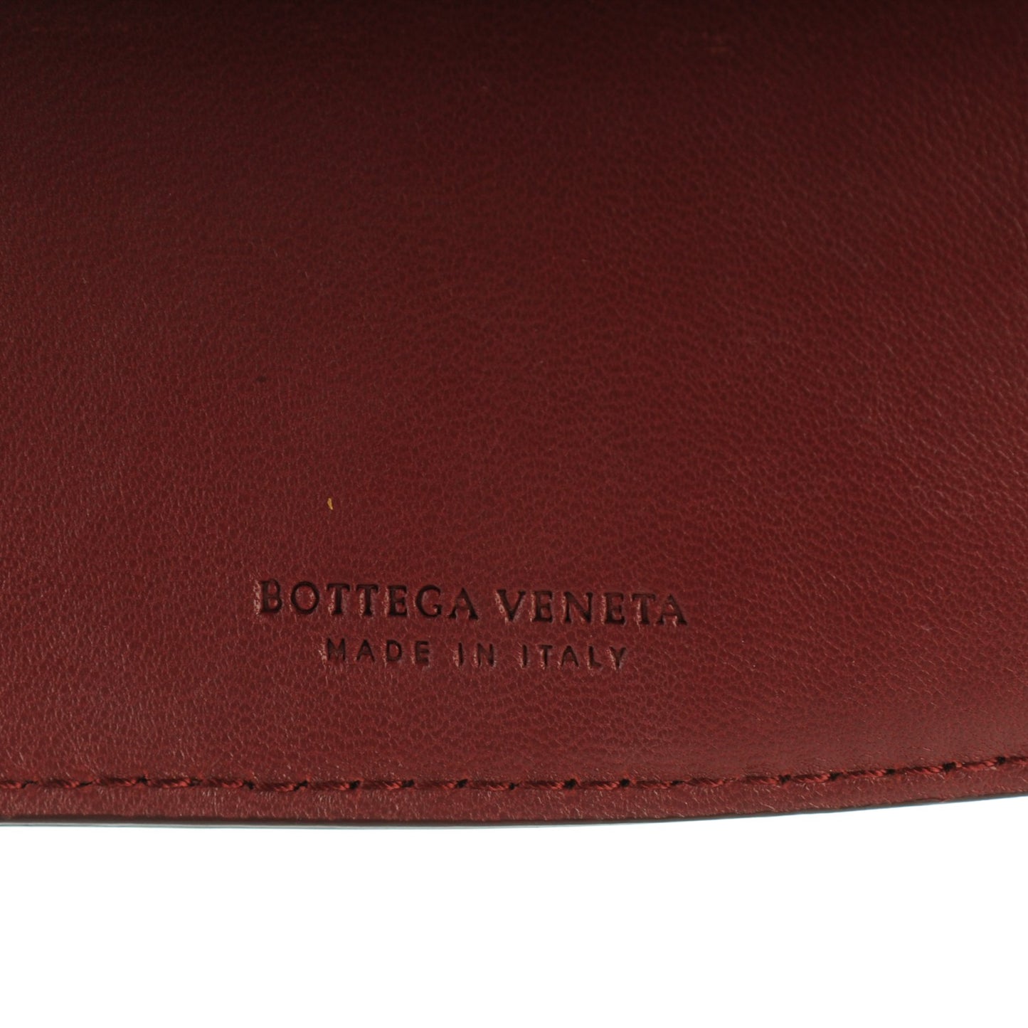 Nappa Intrecciato French Flap Wallet Red