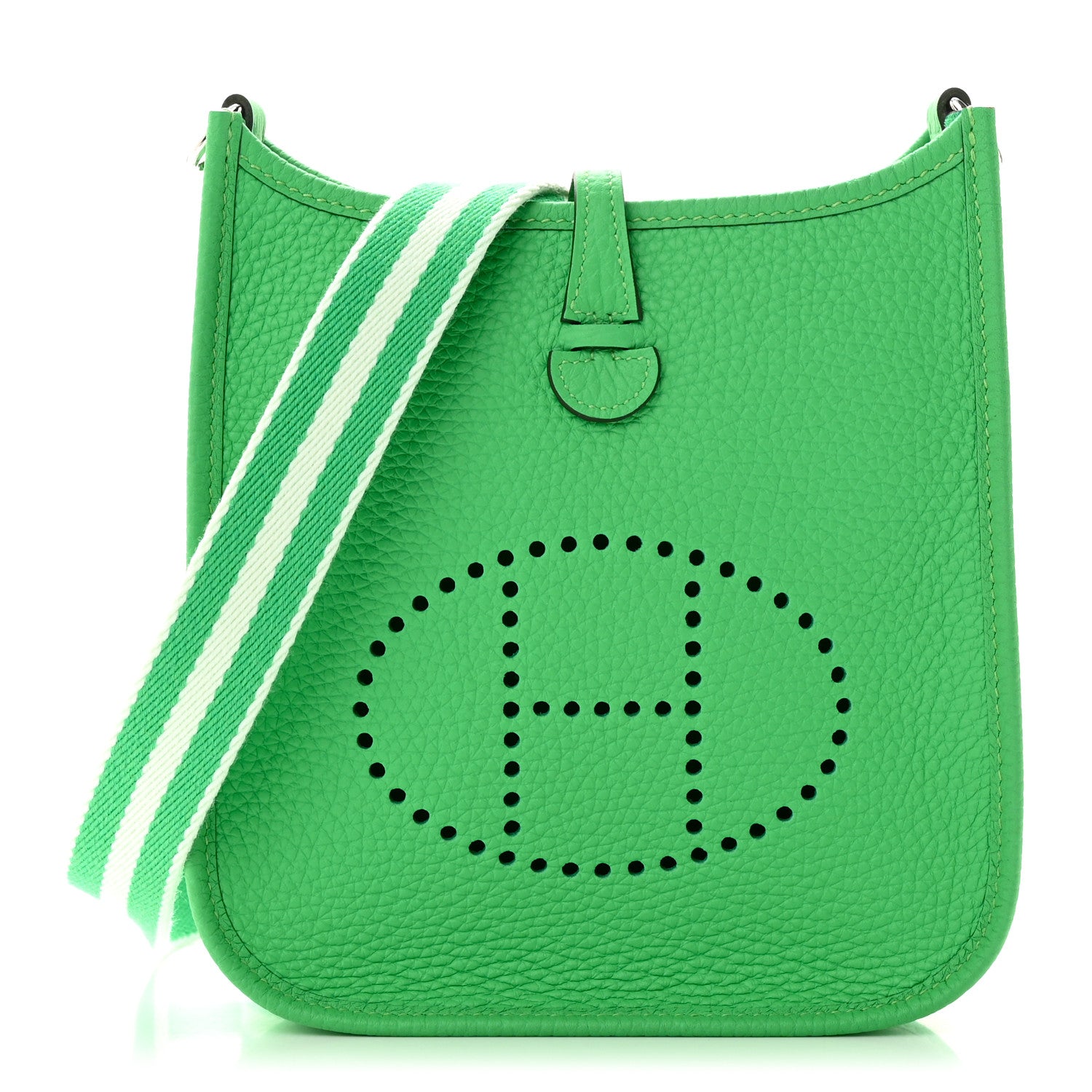 エルメス Hermes Taurillon Clemence Amazone Evelyne TPM Fauve Gold 1742999