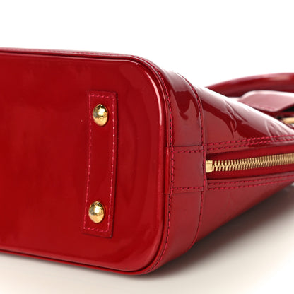 Louis Vuitton Vernis Alma BB Pomme D'Amour 9 of 11
