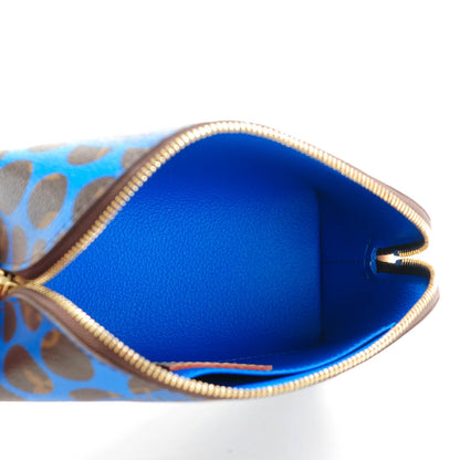 Louis Vuitton Monogram Kusama Pumpkin Dots Cosmetic Pouch Blue 7 of 7