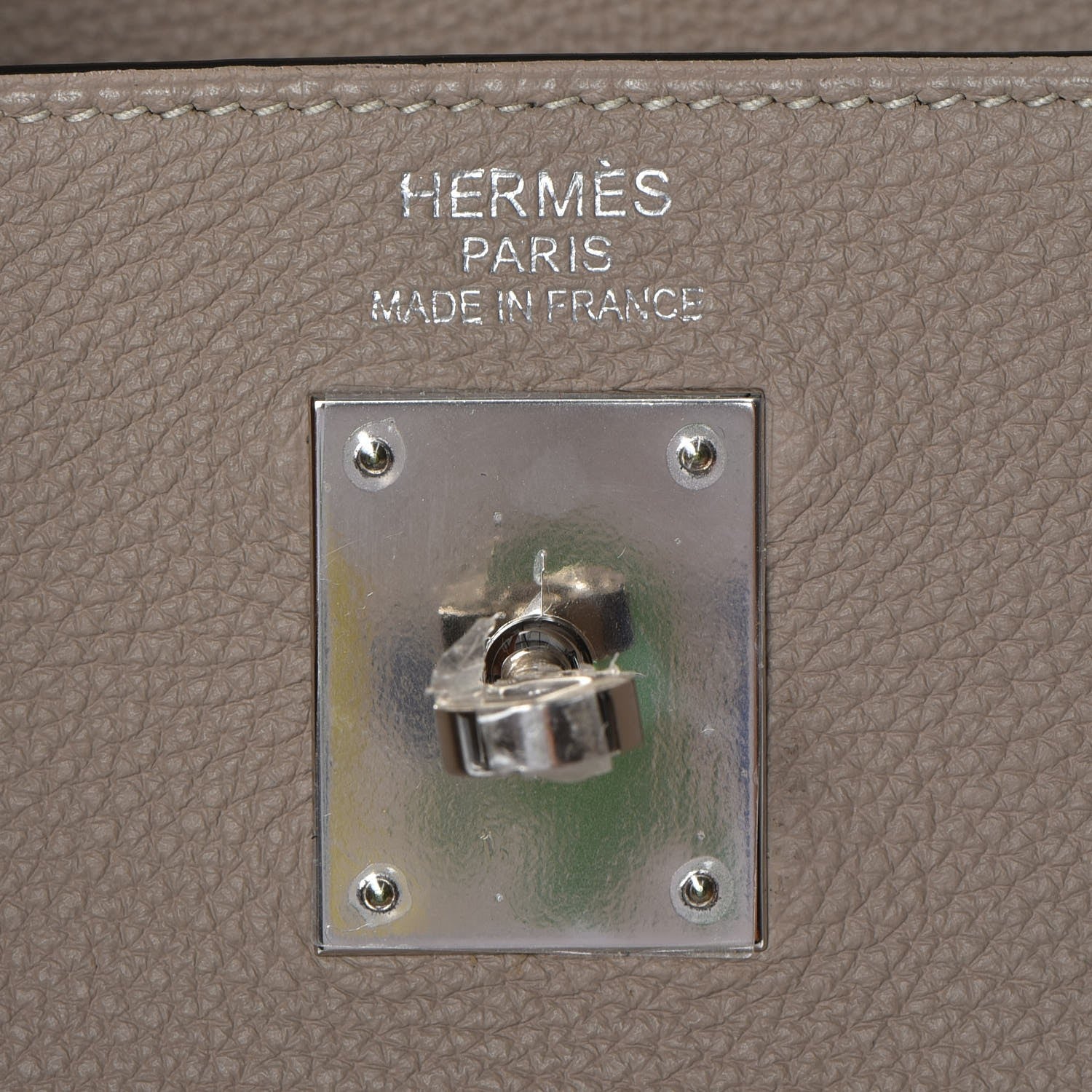 Hermes Togo Kelly Retourne 35 Gris Tourterelle 21 of 32