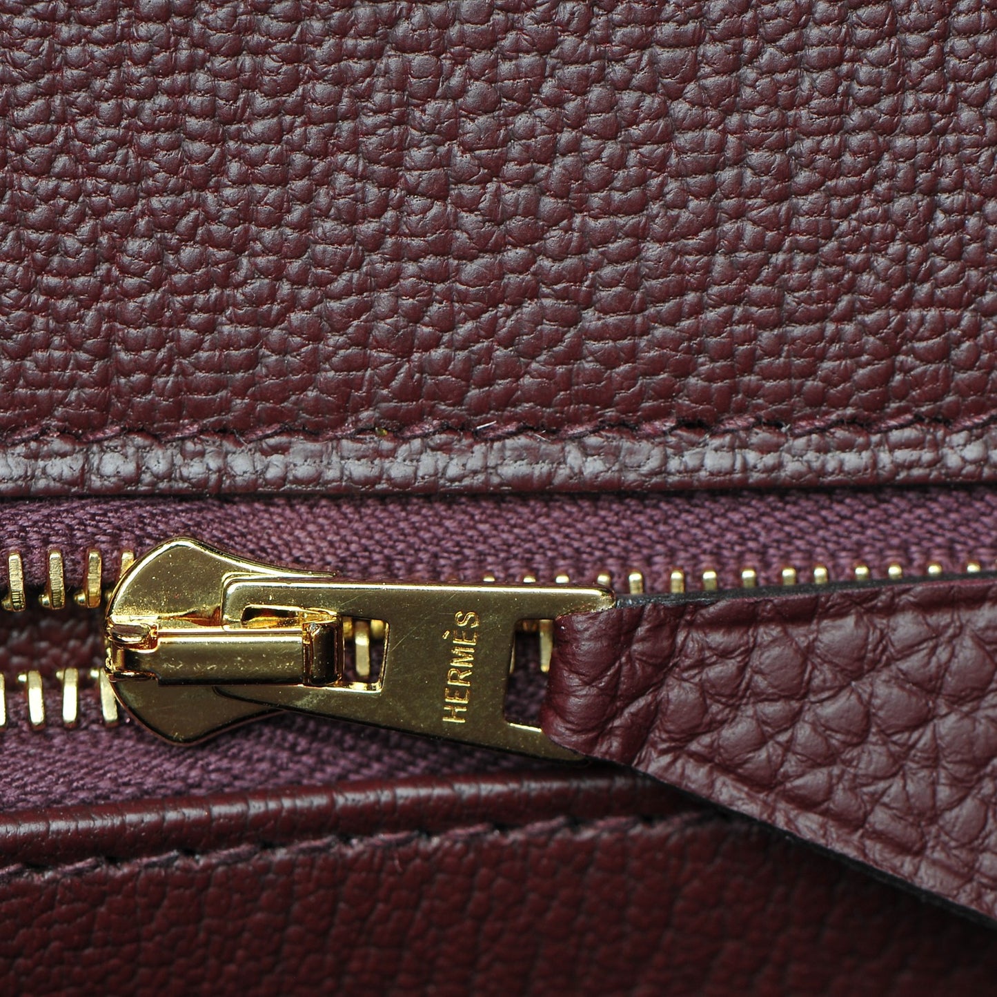 Togo Birkin 35 Bordeaux