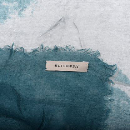 Burberry Silk Modal Logo Print Scarf 4 of 5