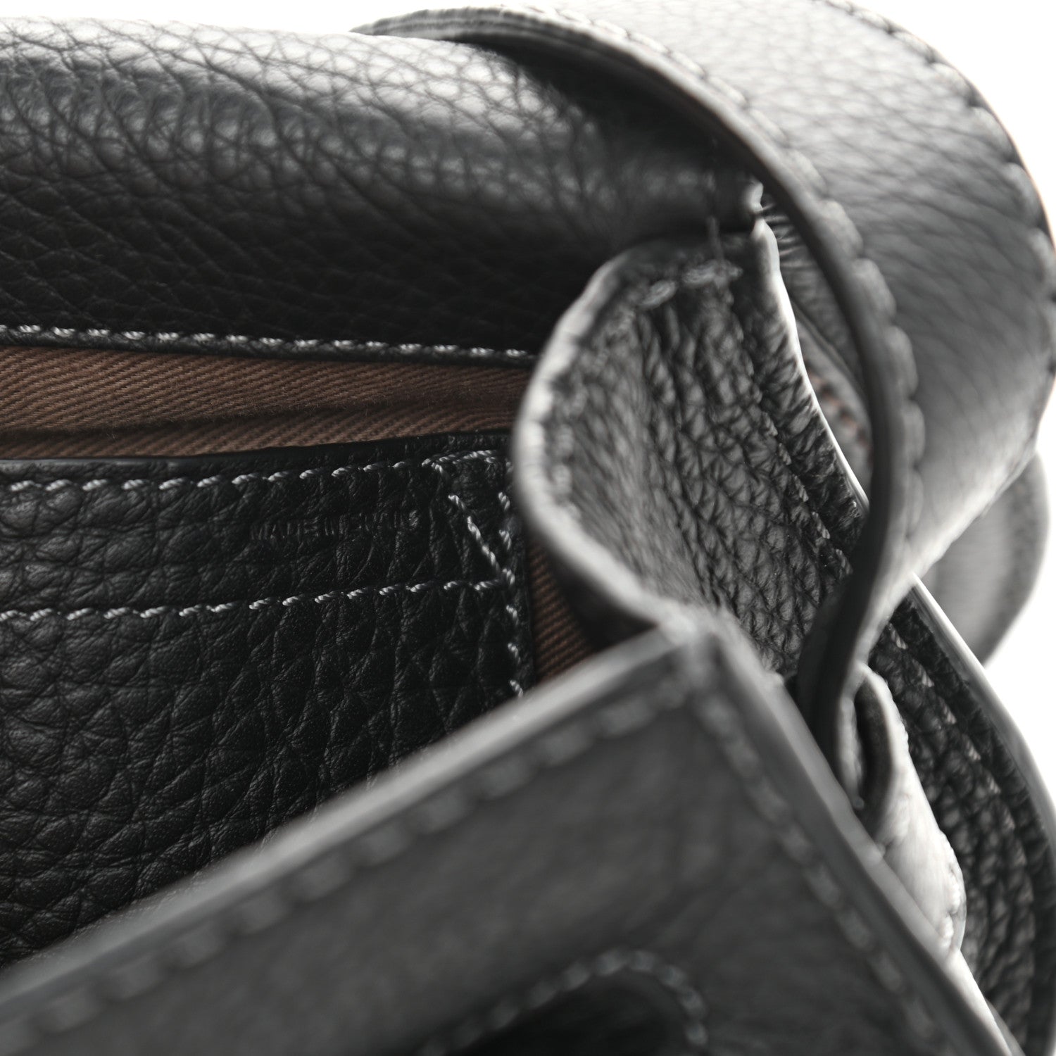 Chloe Calfskin Mini Marcie Round Crossbody Bag Black 7 of 13