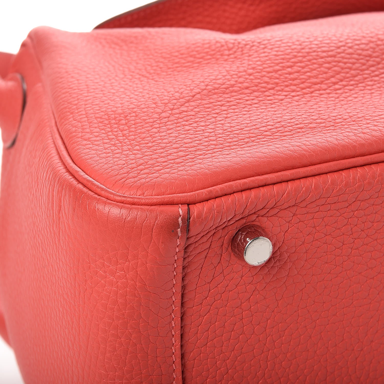 Hermes Taurillon Clemence Lindy 30 Rouge Pivoine 8 of 11