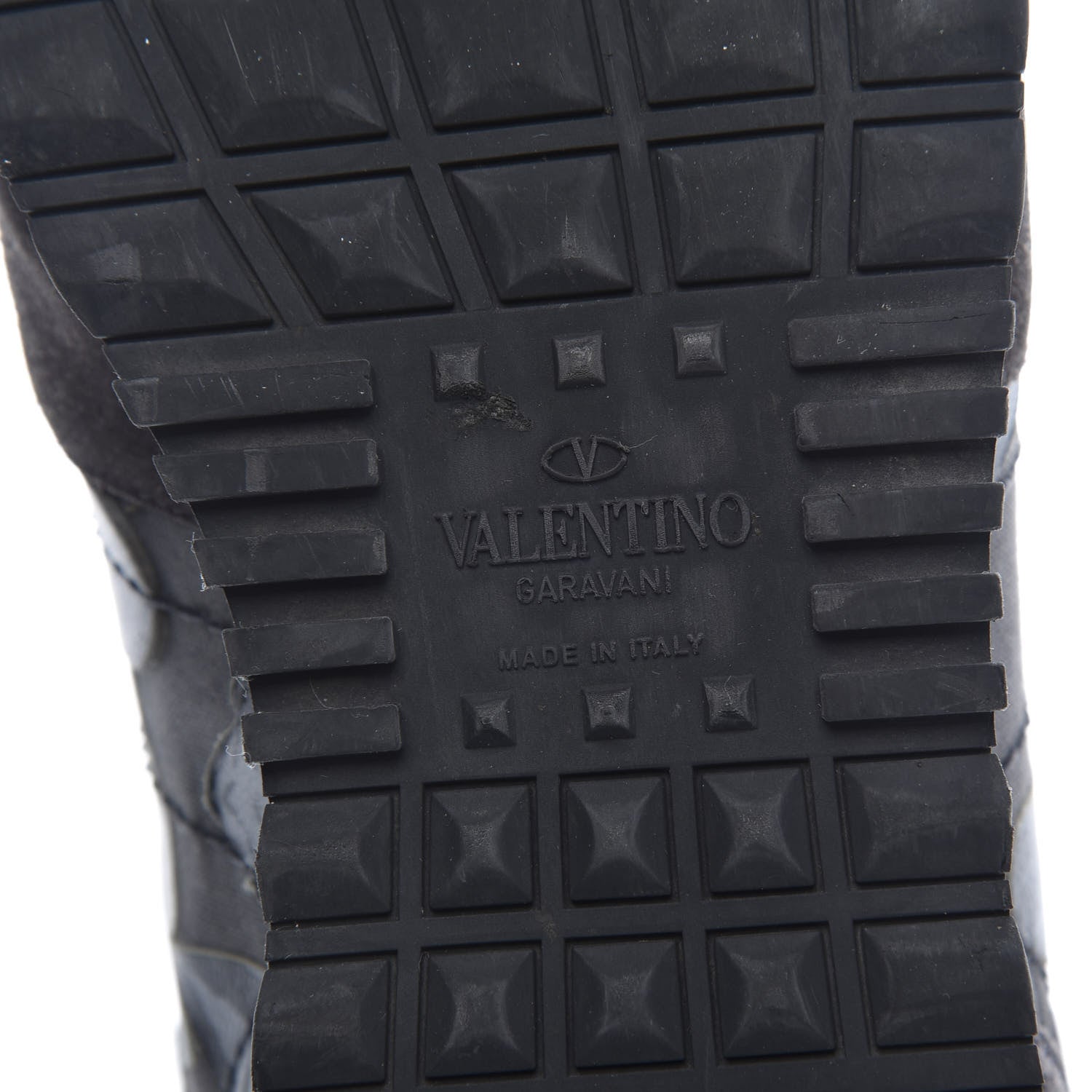 Valentino Garavani Fabric Suede Butterfly Mens Rockrunner Sneakers 42 Blue 8 of 11