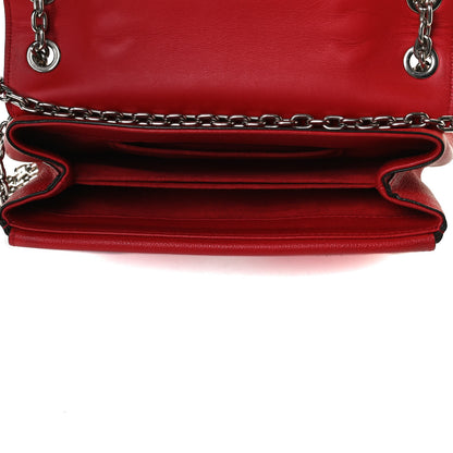 Louis Vuitton Monogram Cuir Plume Ecume Very Chain Bag Rubis Red 4 of 16