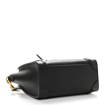 Celine Smooth Calfskin Nano Luggage Black 4 of 8