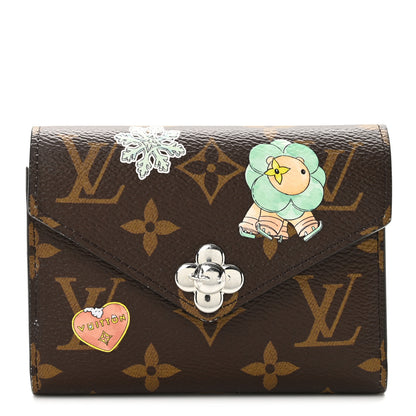 Louis Vuitton Monogram 57th Street NYC Victorine Wallet Silver 1 of 9