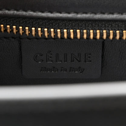 Celine Tartan Calfskin Nano Luggage Red Blue 6 of 11