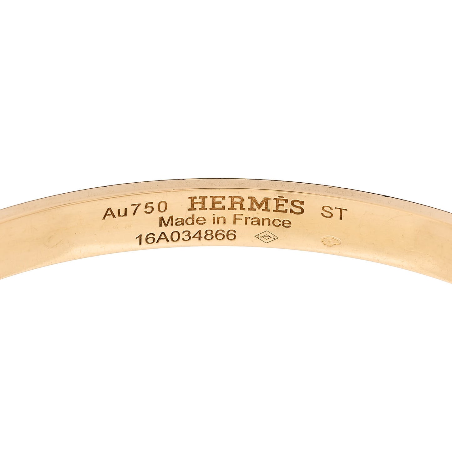 18K Yellow Gold Diamond PM Kelly Bracelet ST