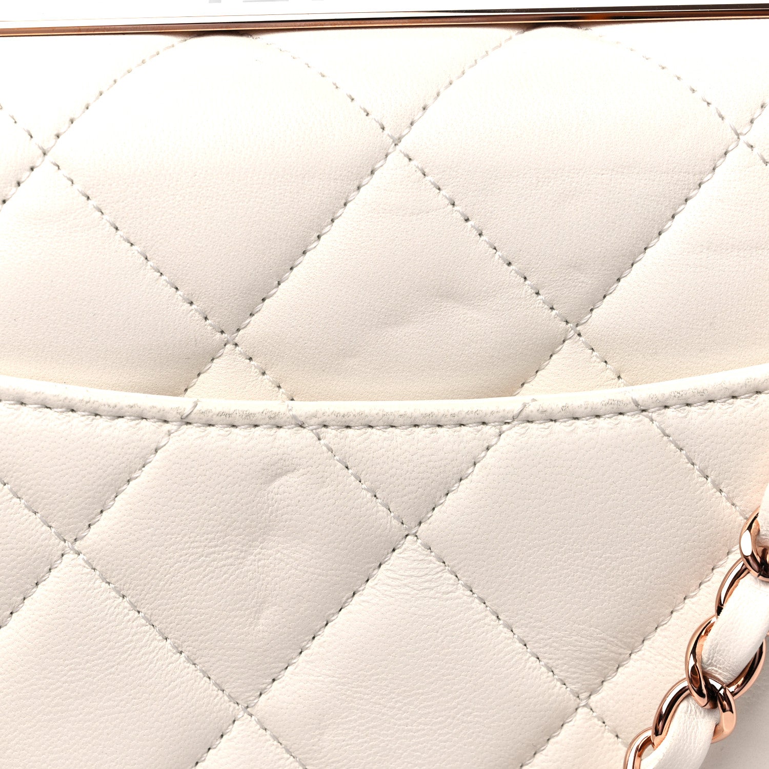 Chanel Lambskin Quilted Small Trendy CC Dual Handle Flap Bag White 12 of 13