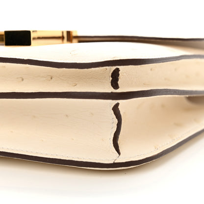 Hermes Ostrich Constance 18 Nata 10 of 11