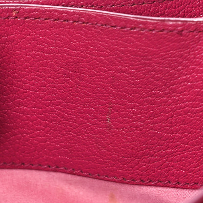 Miu Miu Goatskin Madras Bicolore Shopping Tote Rosa Peonia 11 of 11
