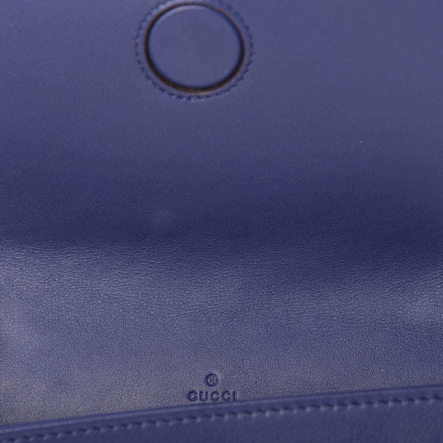Velvet Matelasse GG Marmont Mini Bag Cobalt Blue