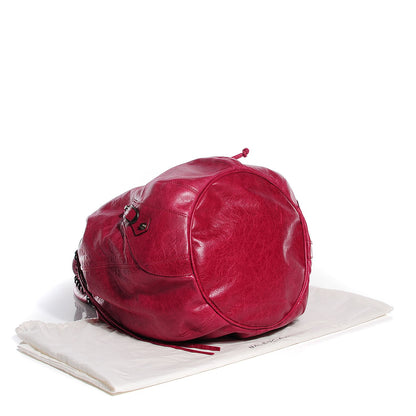 Balenciaga Agneau Classic Hardware Pompon Pourpre 4 of 14