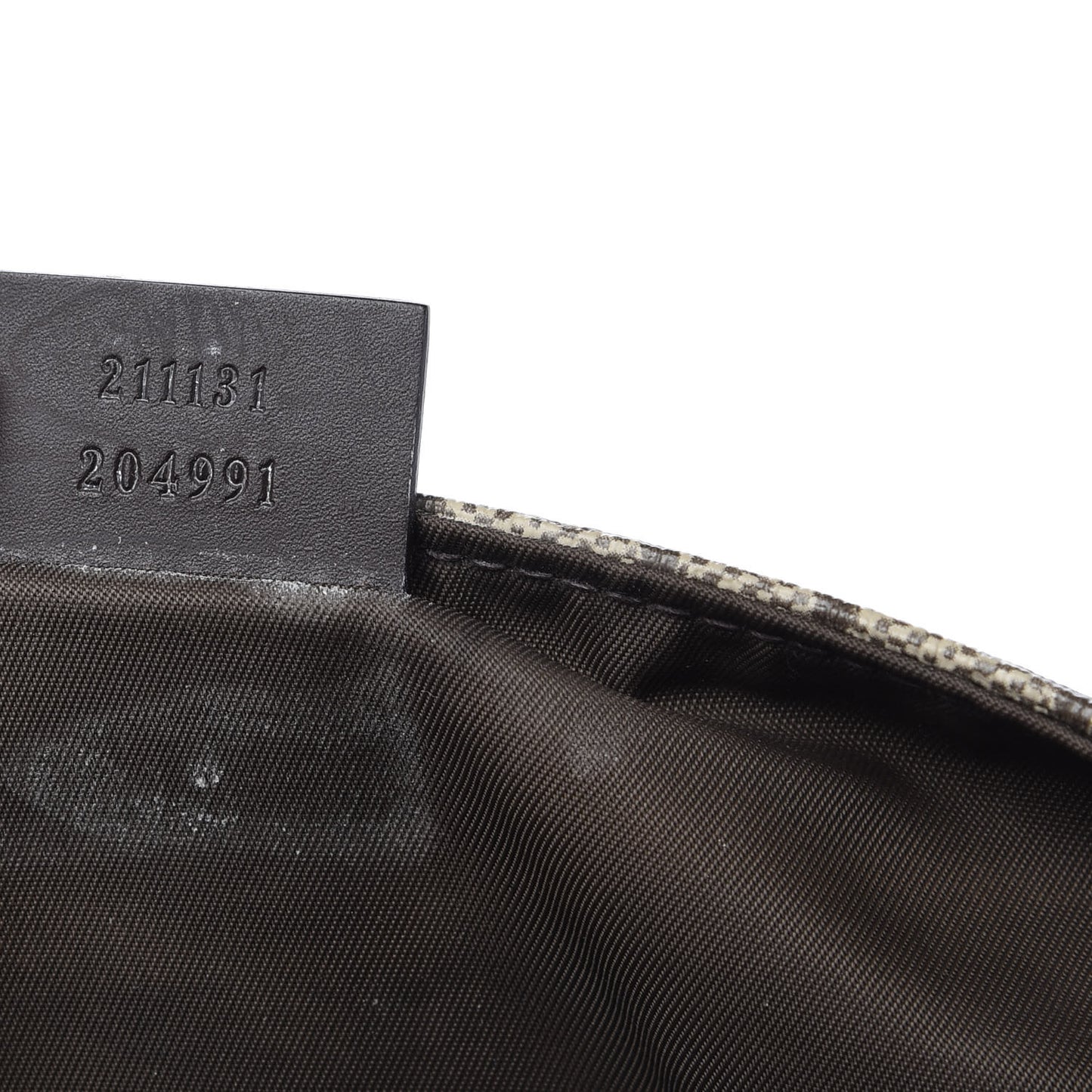 GG Plus Monogram Messenger Diaper Bag Dark Brown