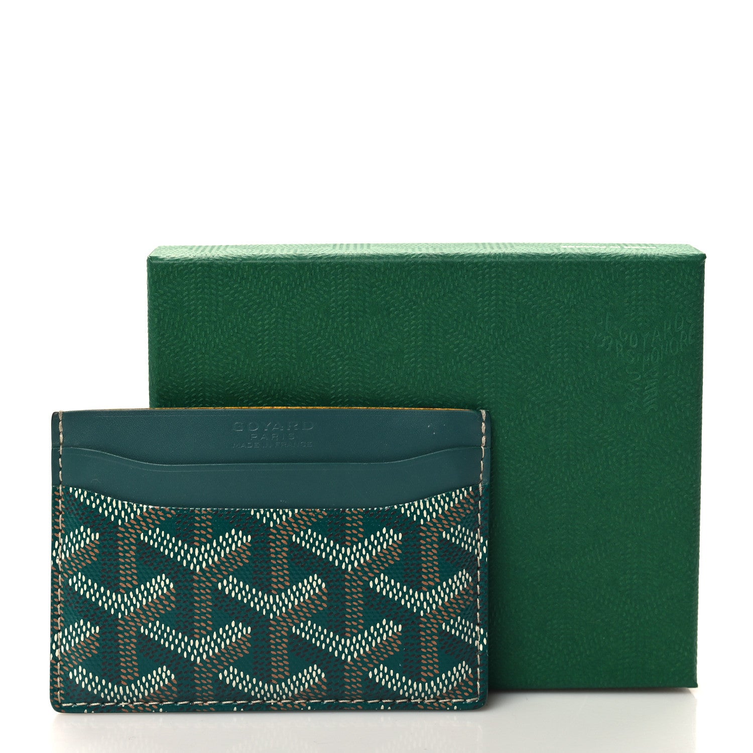 Goyard Goyardine Saint Sulpice Card Holder Green 7 of 7