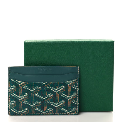 Goyard Goyardine Saint Sulpice Card Holder Green 7 of 7