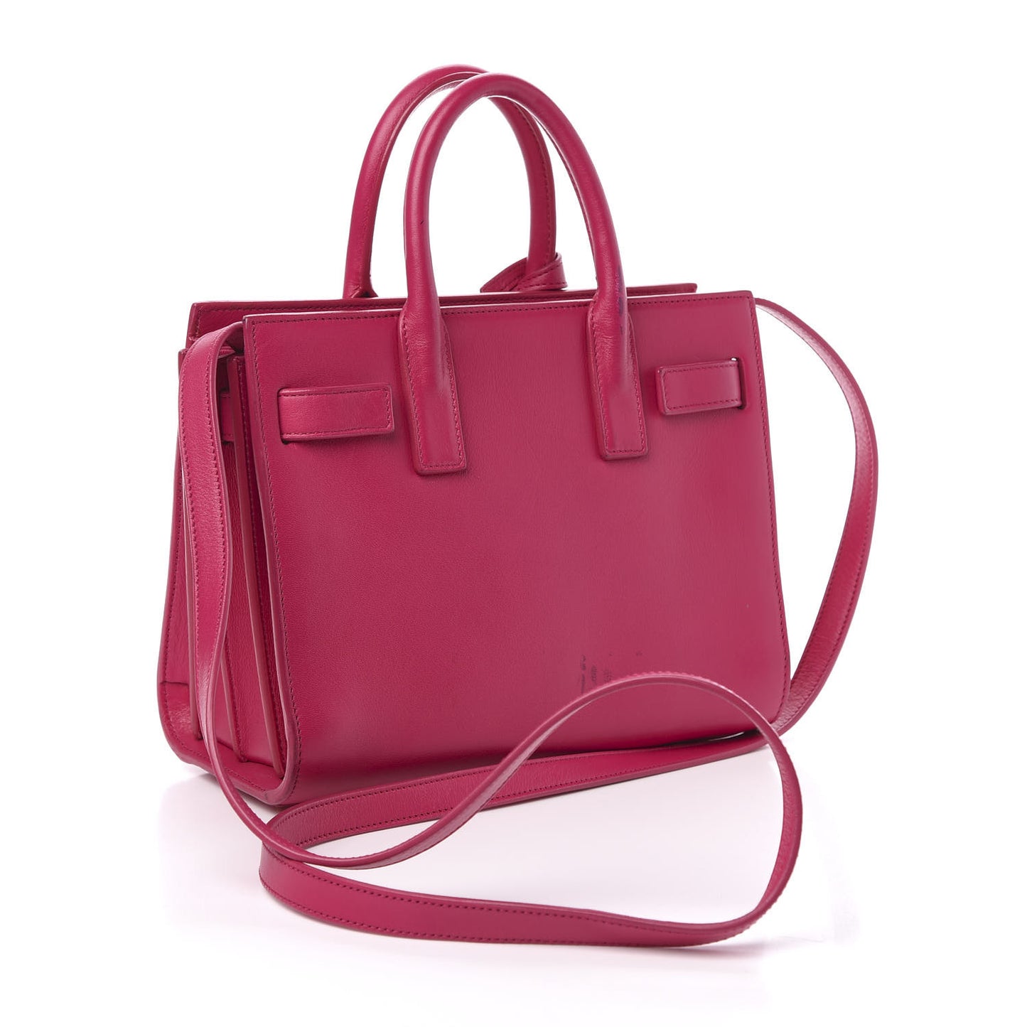 Calfskin Nano Sac De Jour Bubblegum