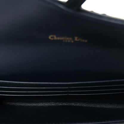 Christian Dior Oblique Saddle Chain Long Wallet Blue 6 of 14