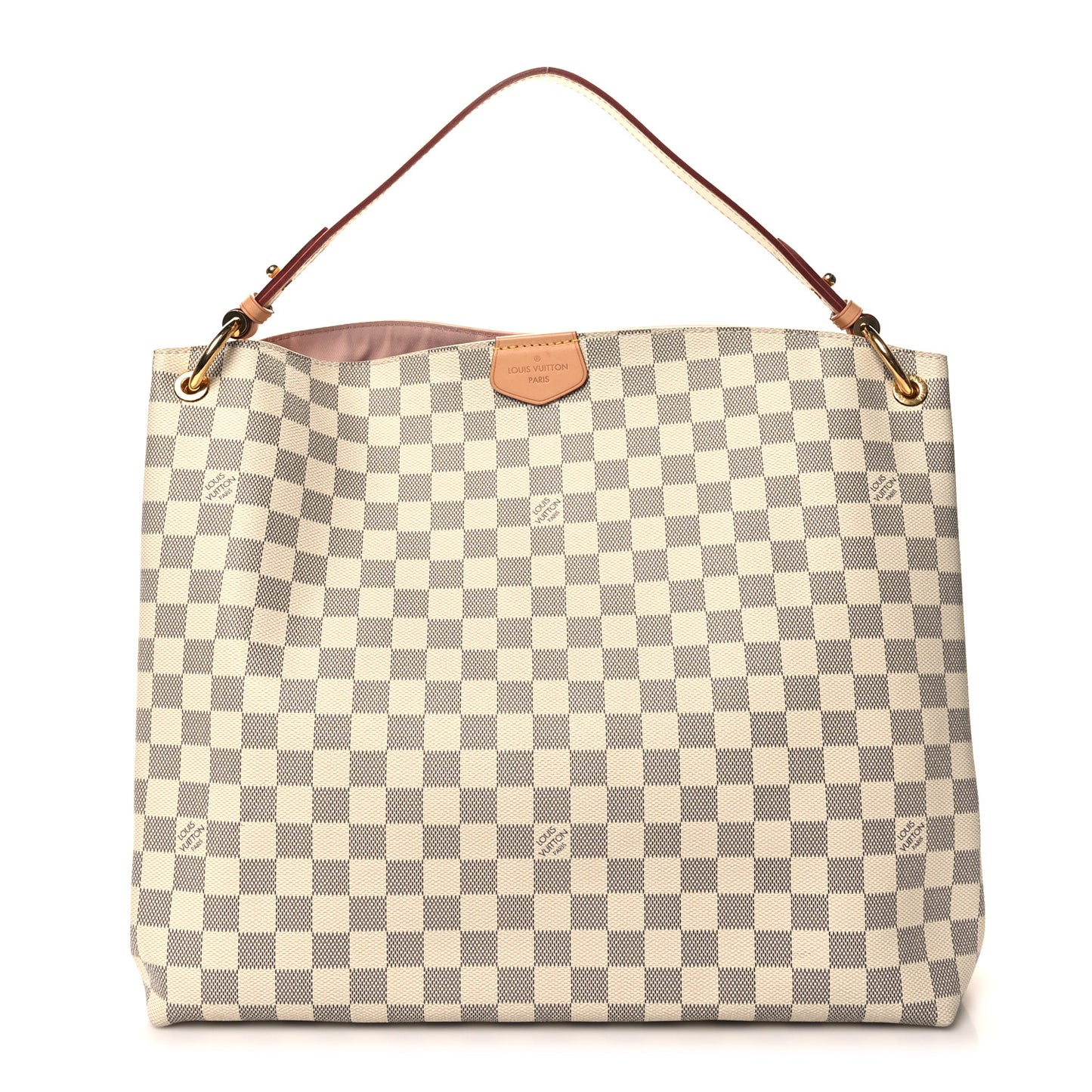 Damier Azur Graceful MM Rose Ballerine