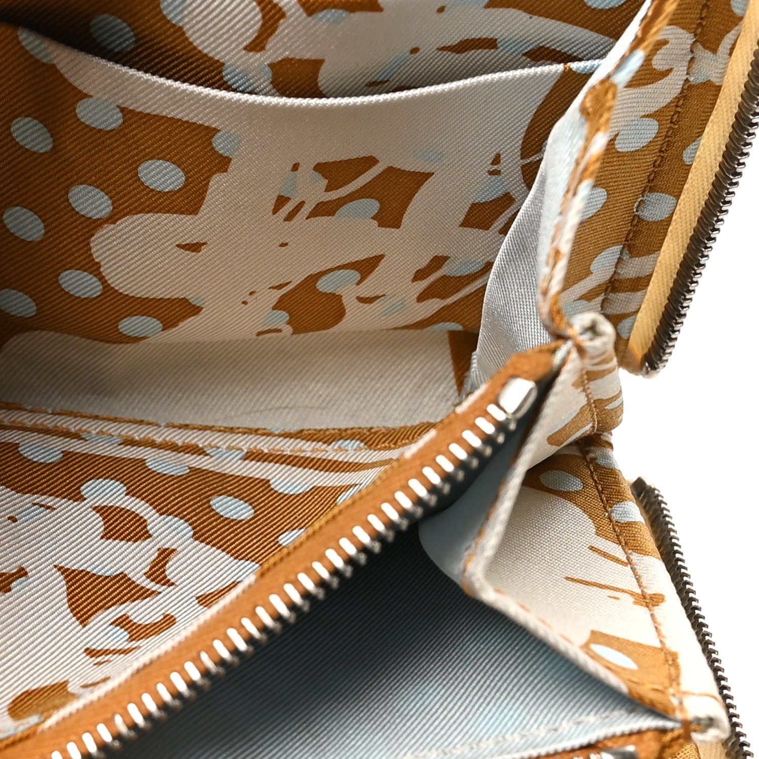 Hermes Epsom Silk'In Compact Wallet Nata 5 of 8