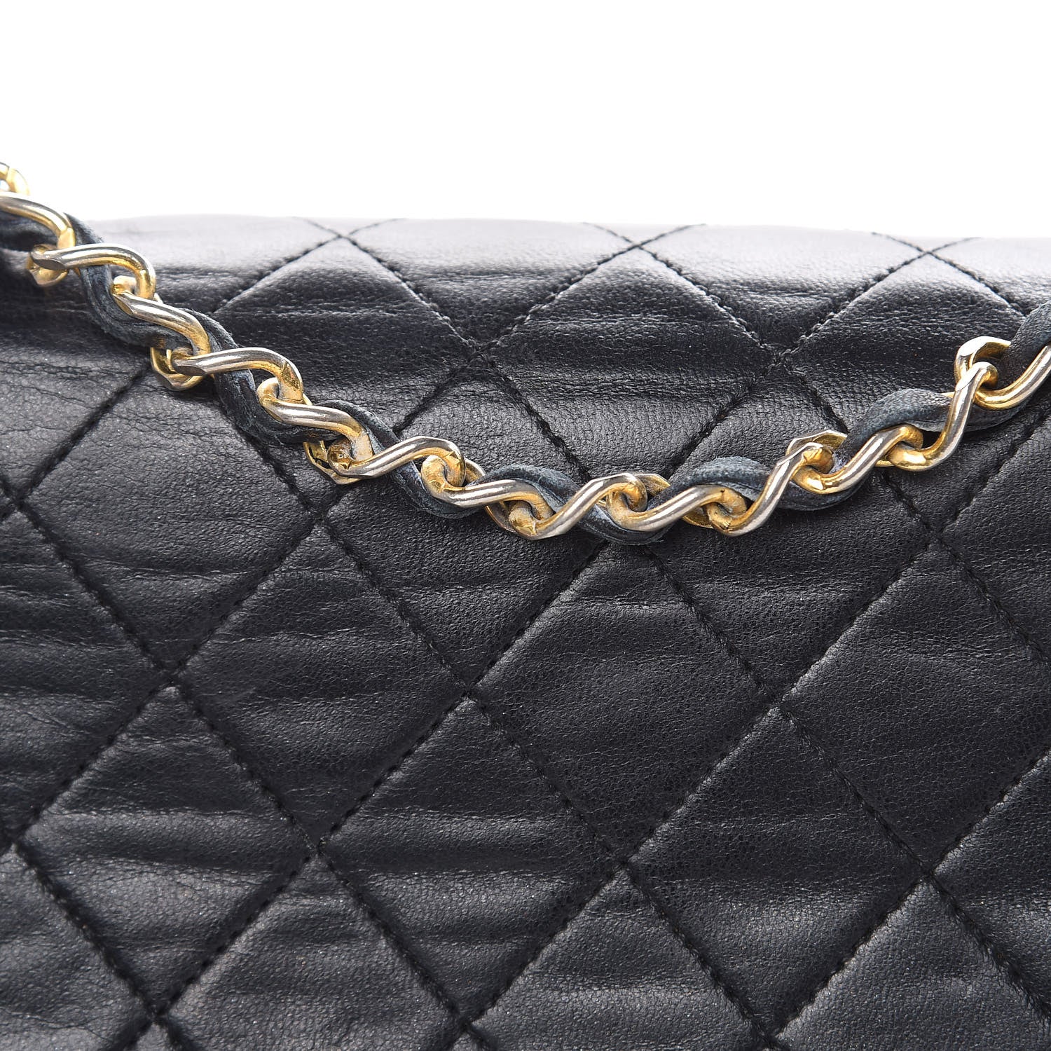 Chanel Lambskin Quilted Small Single Flap Black 13 of 21