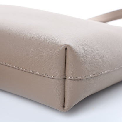 Saint Laurent Calfskin Toy Shopping Tote Dark Beige 8 of 10